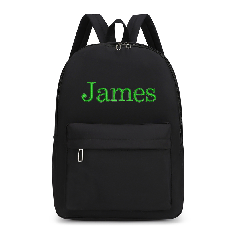 Personalized Embroidery Kids Color School Backpack