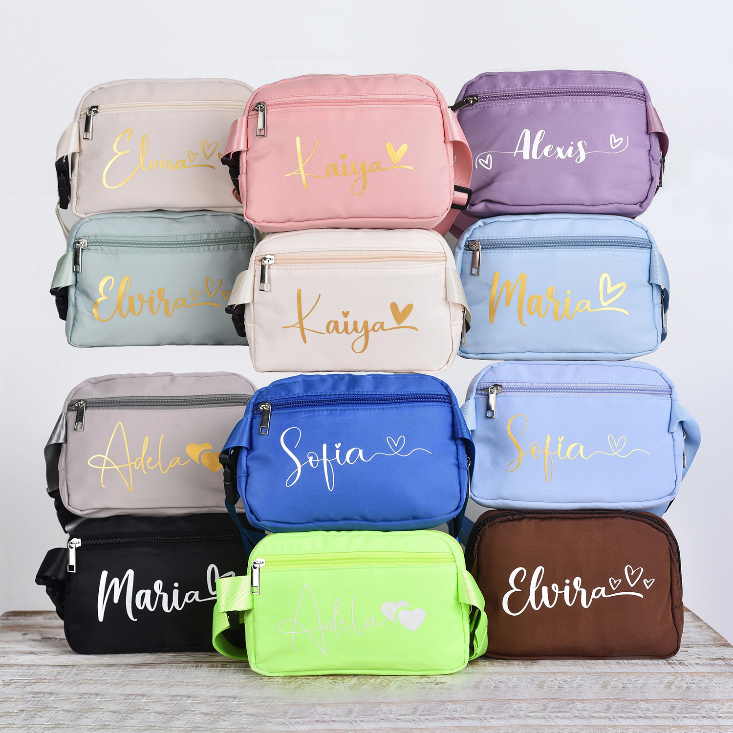 Personalized Name Colorful Fanny Pack