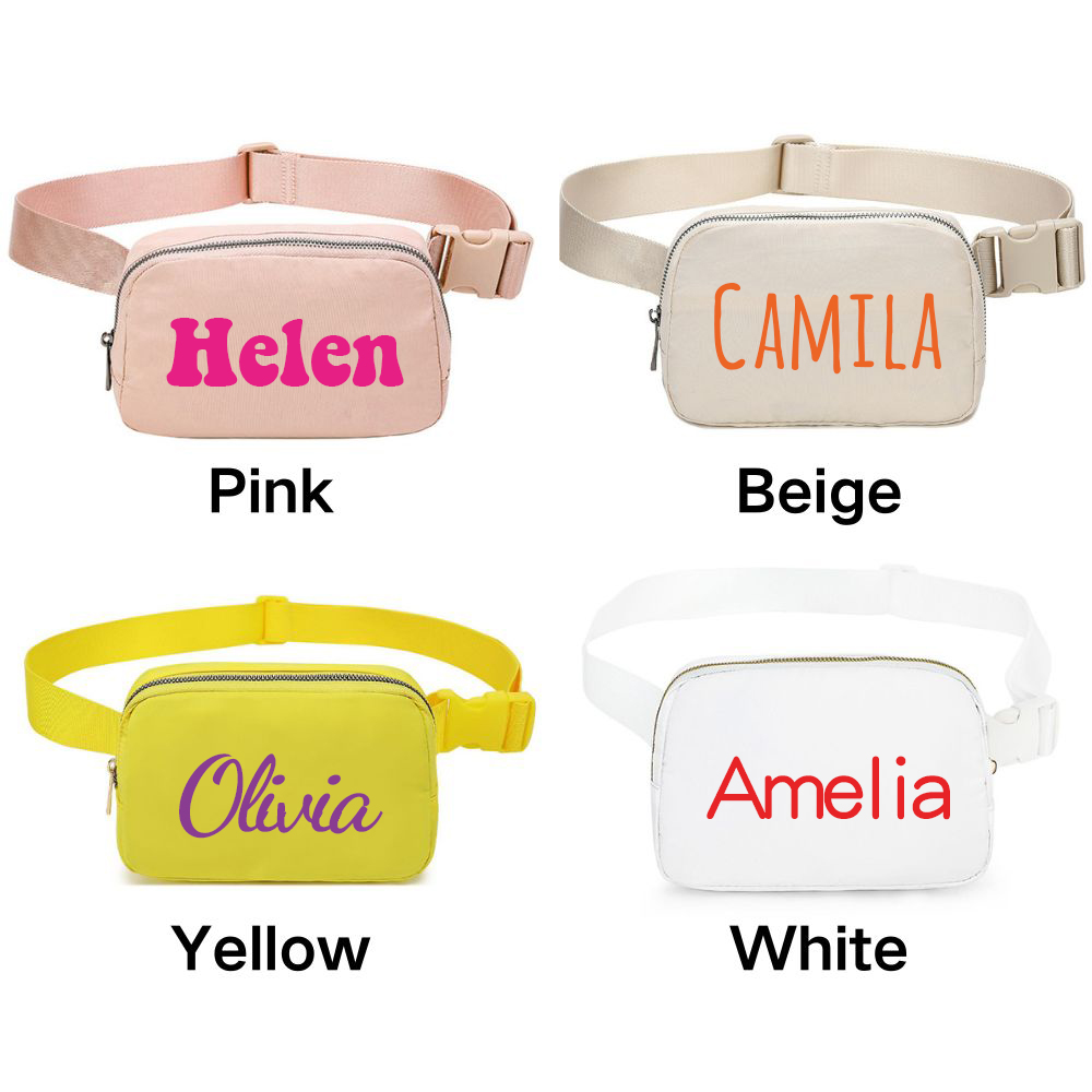 Personalized Lovely Colourful Fanny Pack with Name