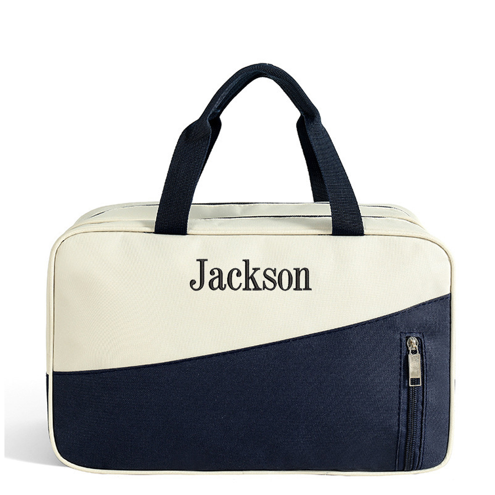 Personalized Embroidered Large Capacity Sports Amenity Bag