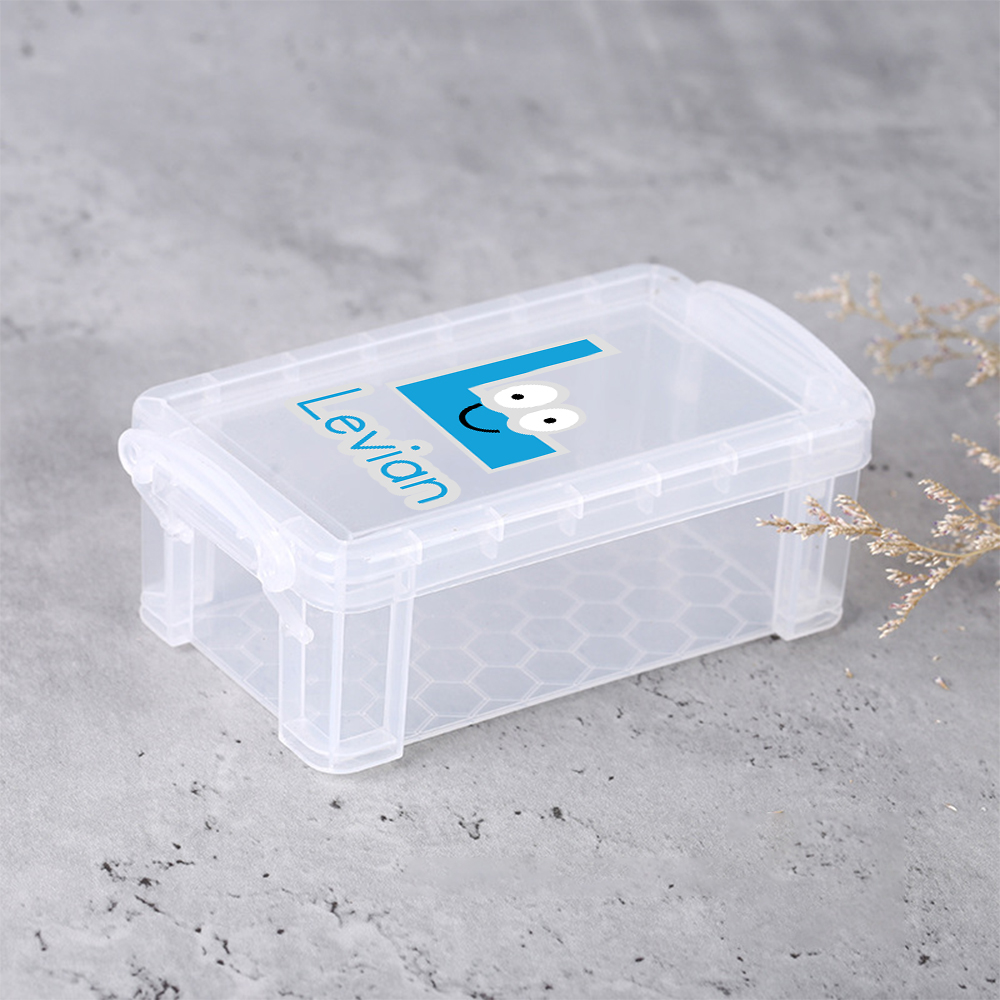 Personalized Original Lovely Monogram Crayon Box