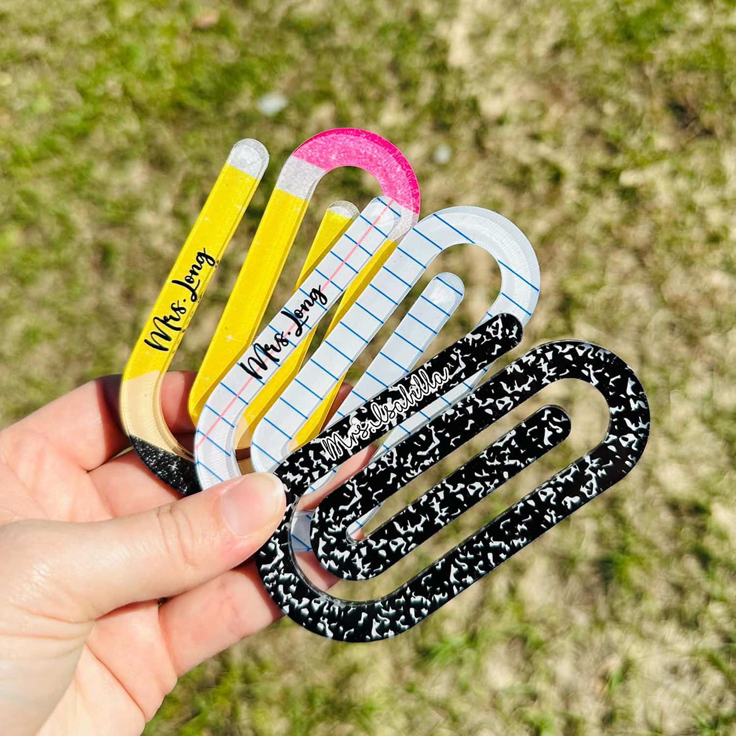 Personalized Back to School Gift Multipurpose Jumbo Paper Clip