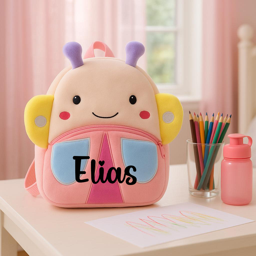 Personalized Cute Butterfly Animals Toddler Backpack