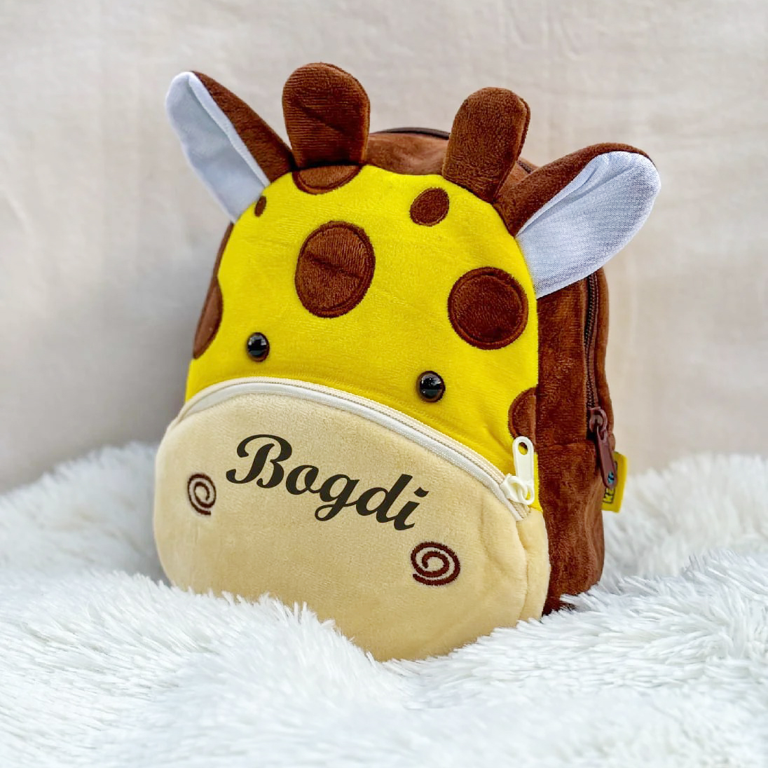 Personalized Cute Giraffe Animals Toddler Backpack