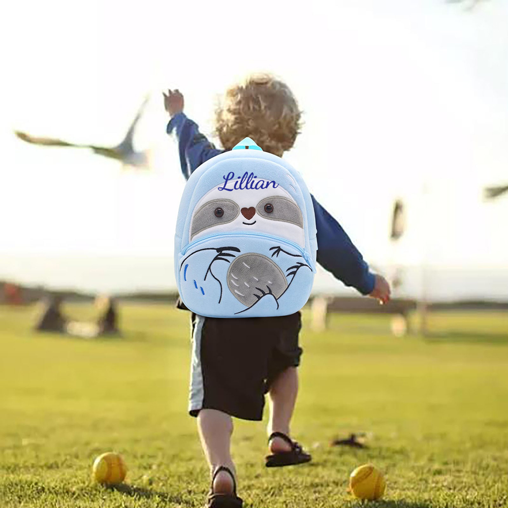Personalized Cute Sloth Animals Toddler Backpack