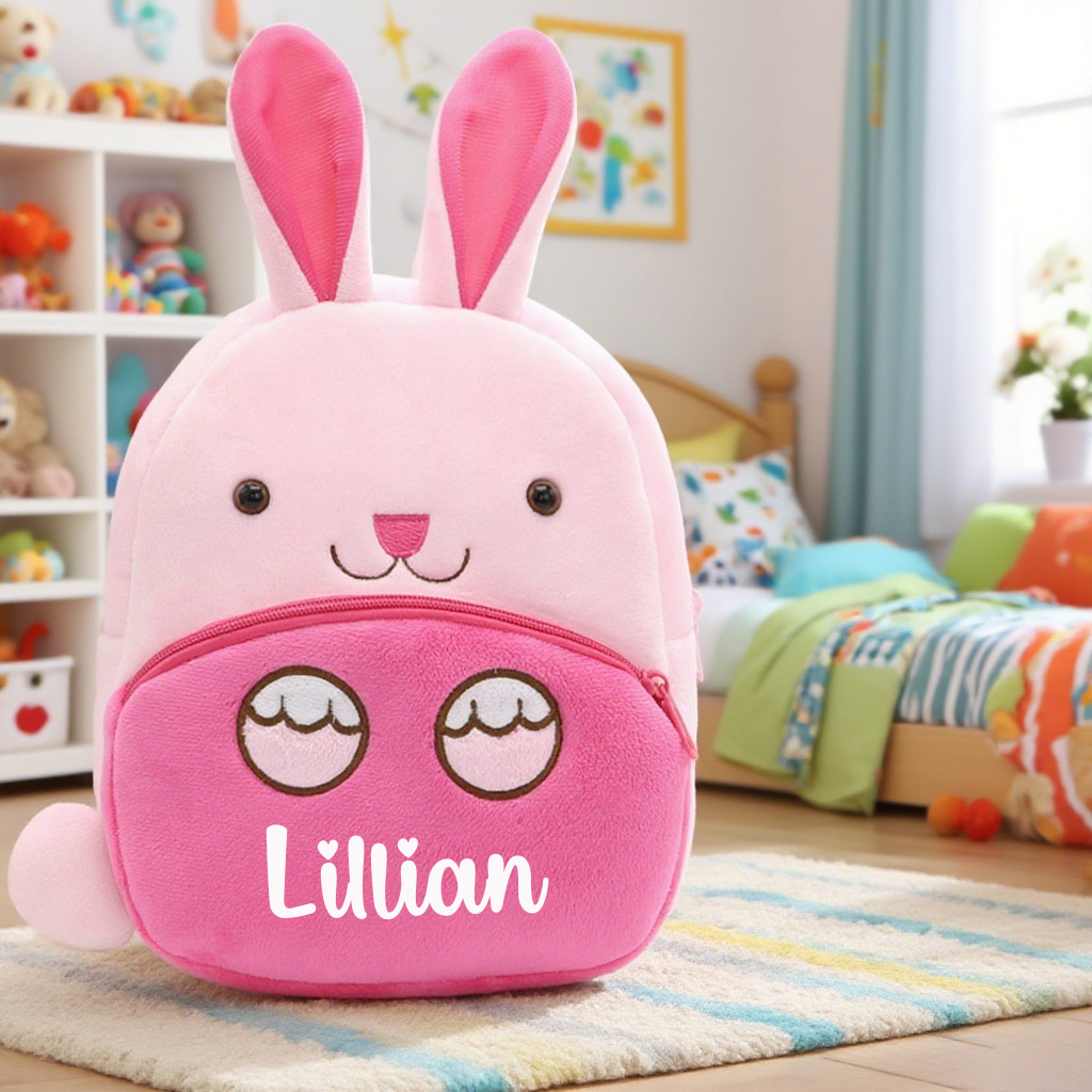 Personalized Cute Rabbit Animals Toddler Backpack