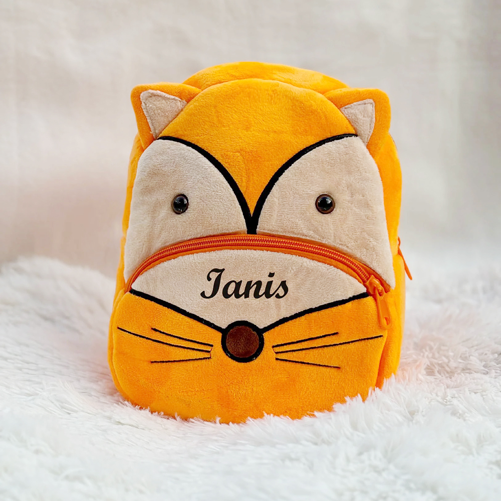 Personalized Cute Fox Animals Toddler Backpack