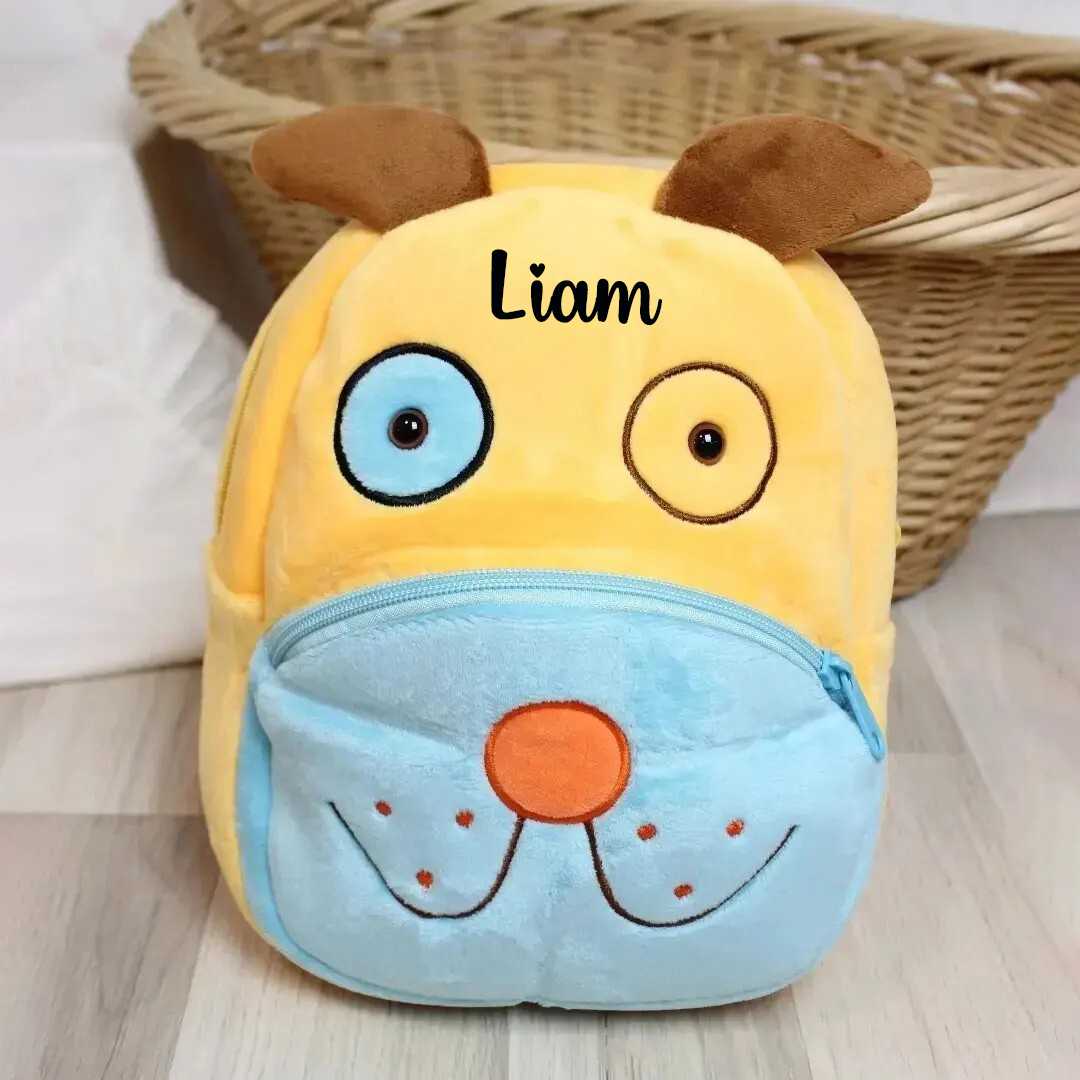 Personalized Cute Puppy Animals Toddler Backpack