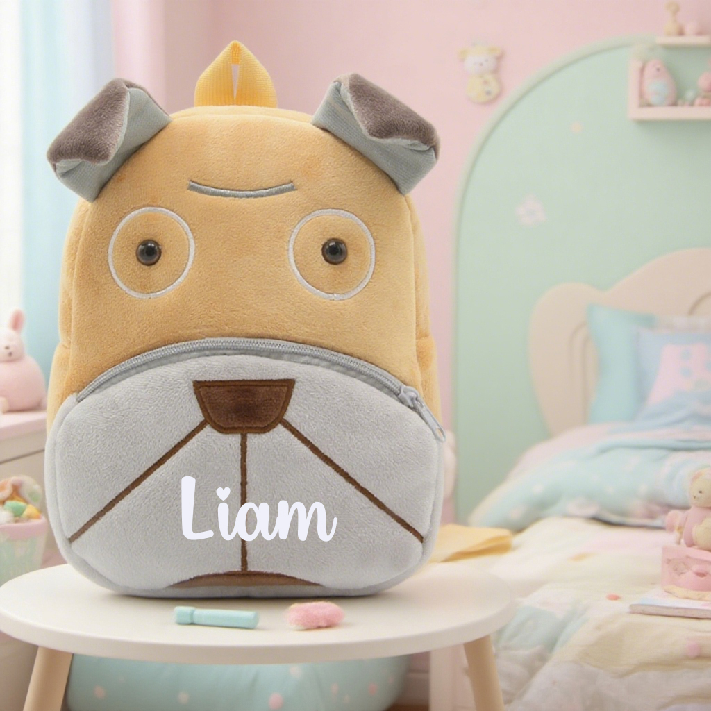 Personalized Cute Shar Pei Animals Toddler Backpack