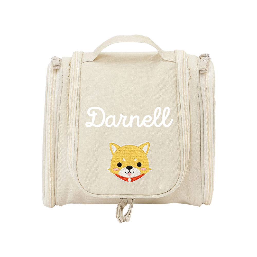 Personalized Cute Cartoon Waterproof Hanging Cosmetic Bag
