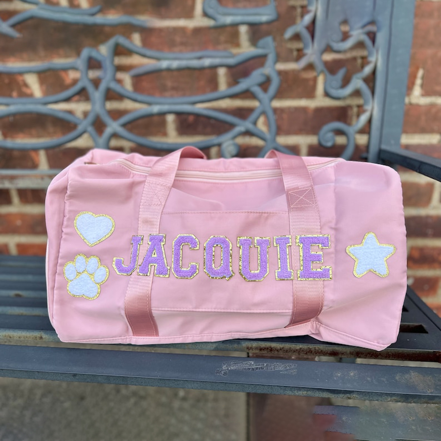 Personalized Patch Kids Color Duffle Bag