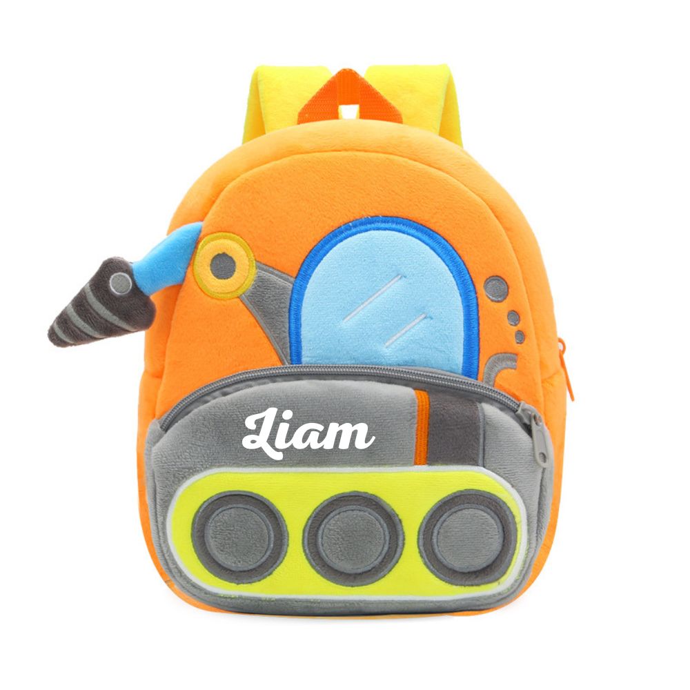 Personalized Kid's Engineering Vehicle series backpack | DGBag01