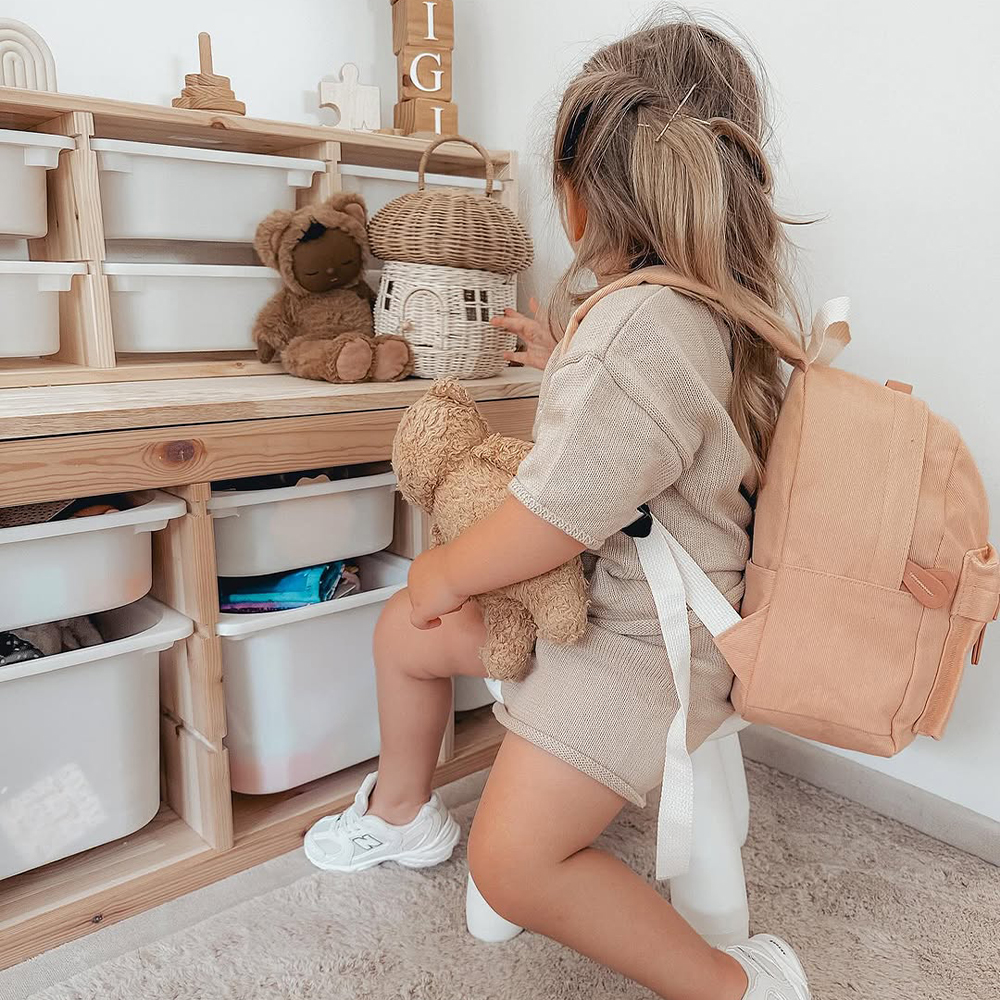 Personalized Embroidery Kids Classic Canvas Backpack