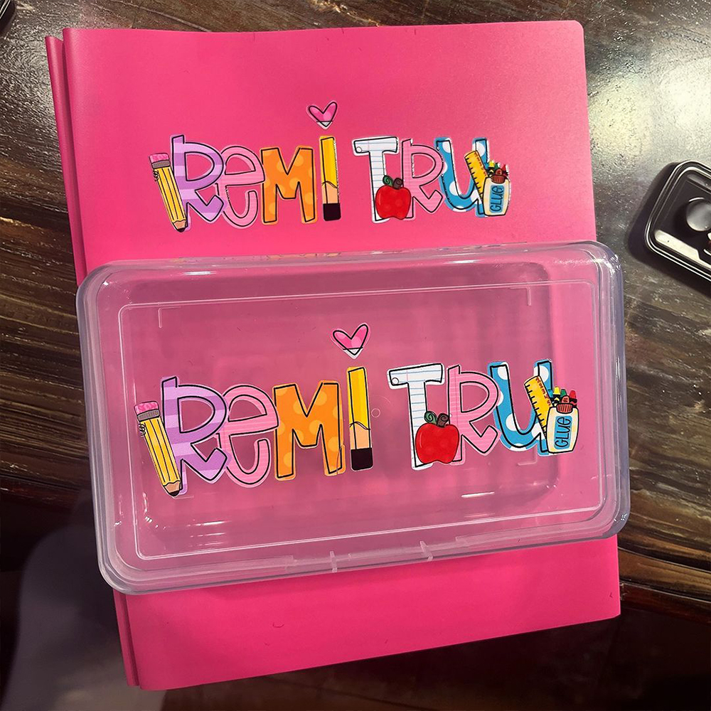 Personalized Back To School Colourful Folder