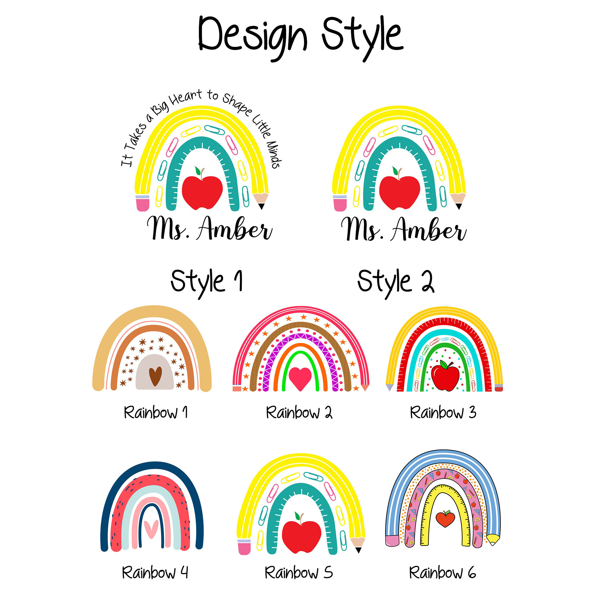 Personalized Back to School Teacher Appreciation Gift Tote Bag