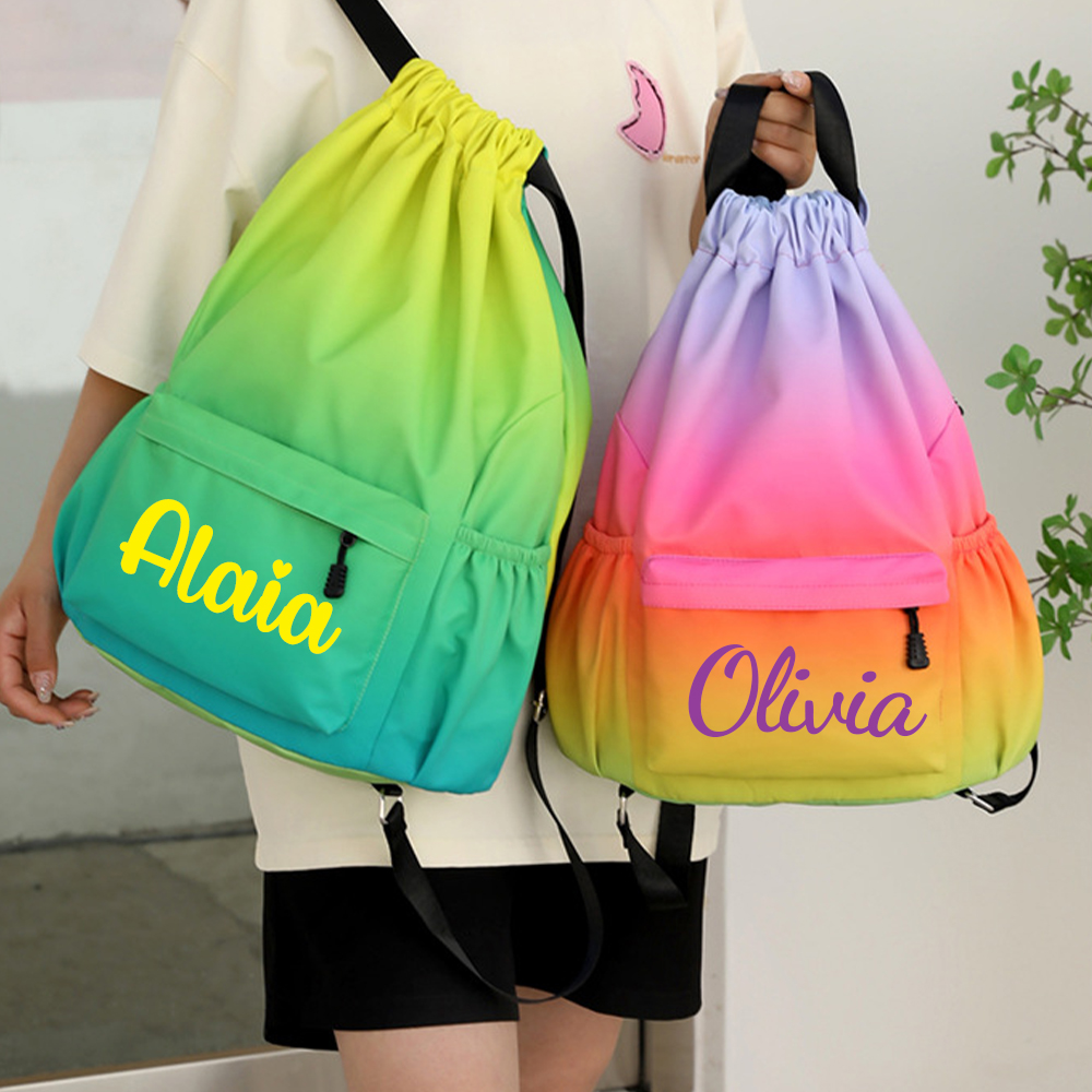 Personalized Colorful Waterproof Oxford Gym Backpack