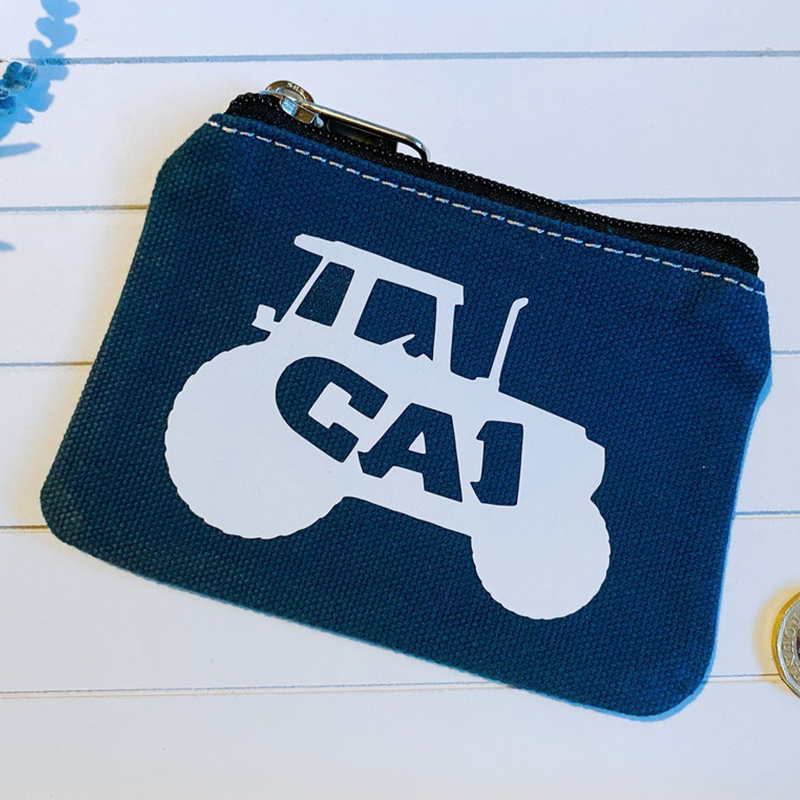 Personalized Name Kids Cute Zip Money Purse