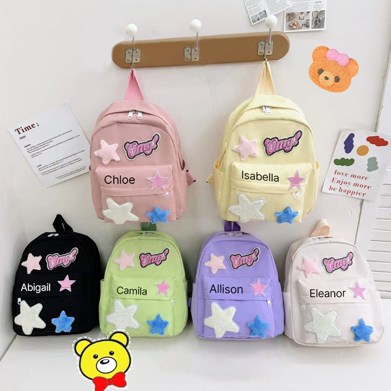Personalized Kid Cute Star Backpack