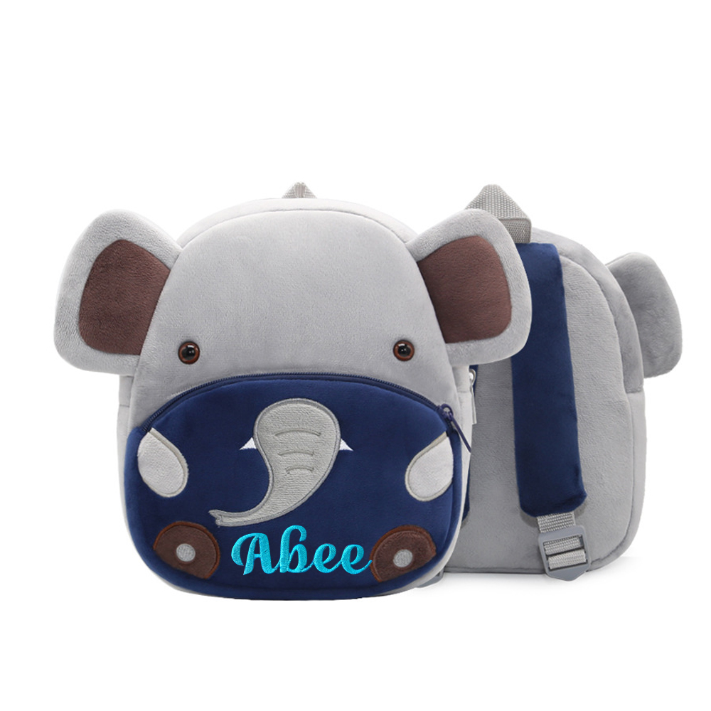 Personalized Embroidery Cartoon Animals Backpack