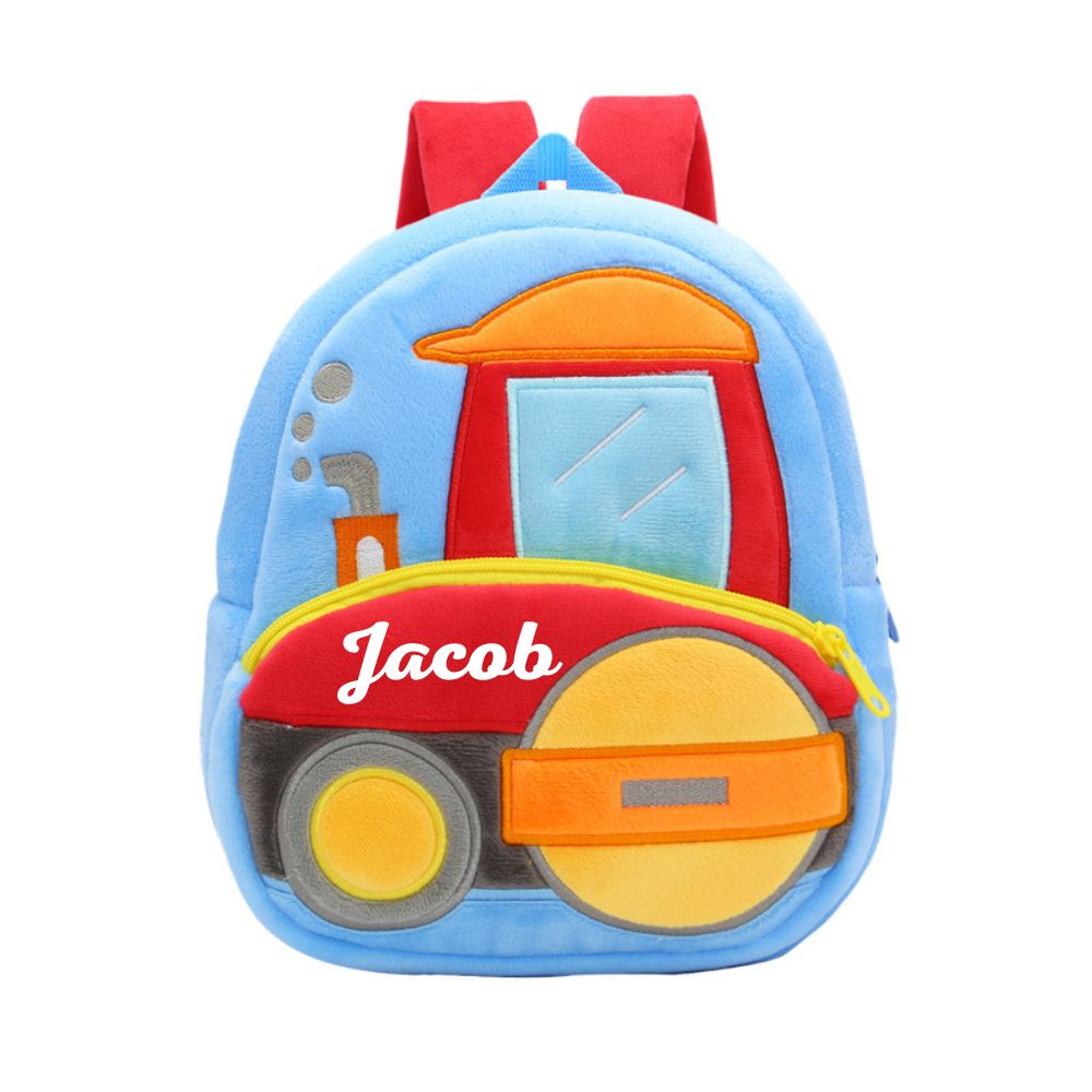 Personalized Kid's Engineering Vehicle series backpack | DGBag01