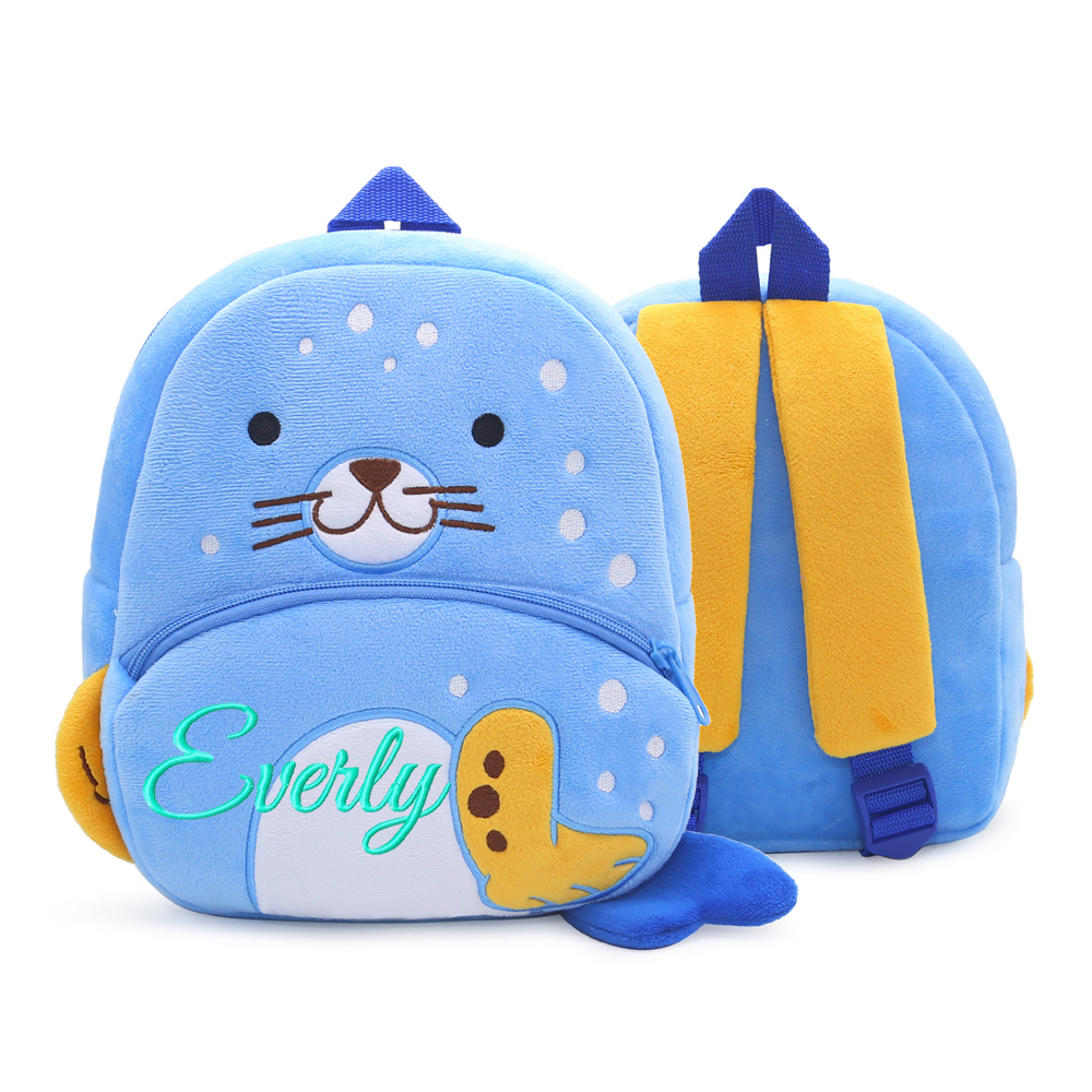 Personalized Embroidery Cartoon Animals Backpack