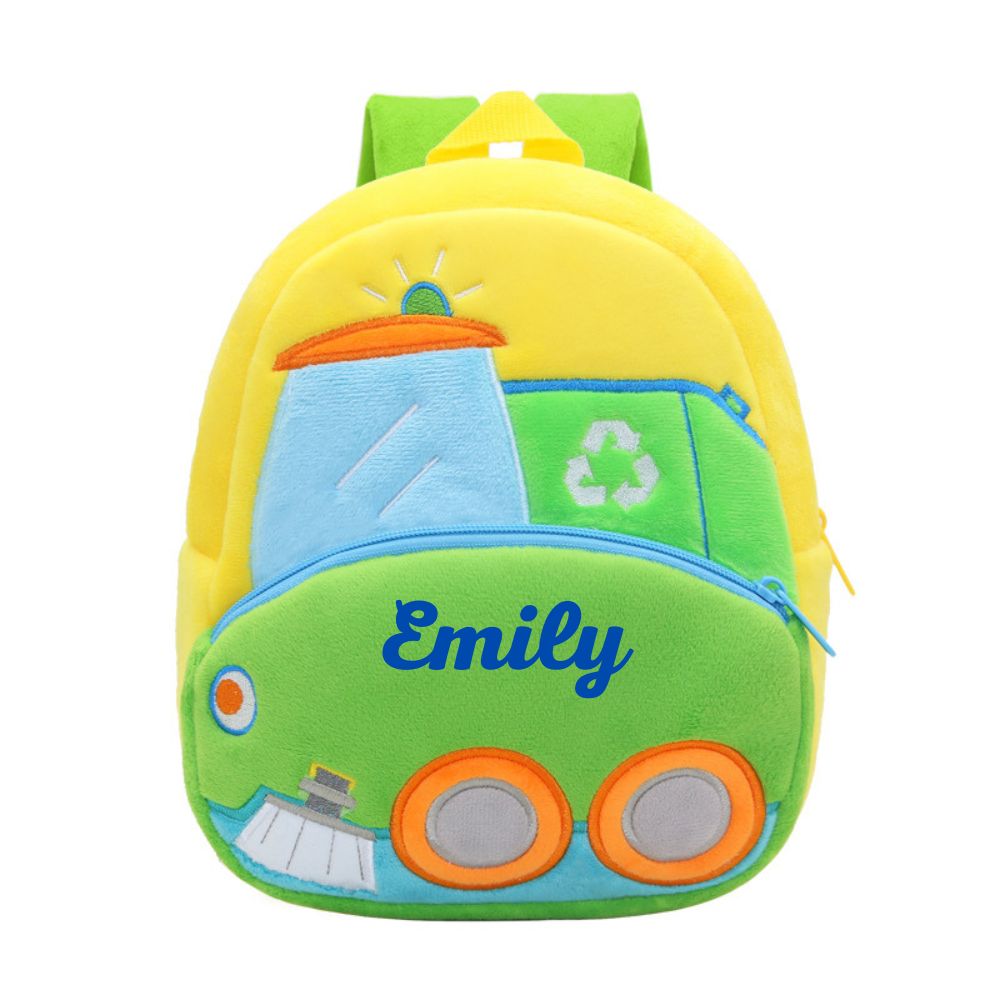 Personalized Kid's Engineering Vehicle series backpack | DGBag01