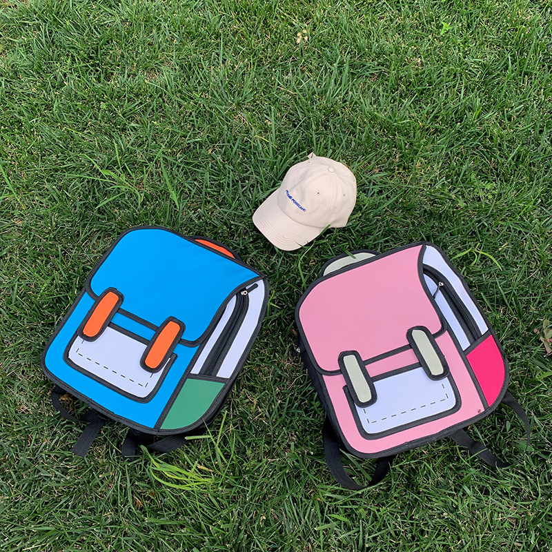Personalized Color 2D Comics Backpack