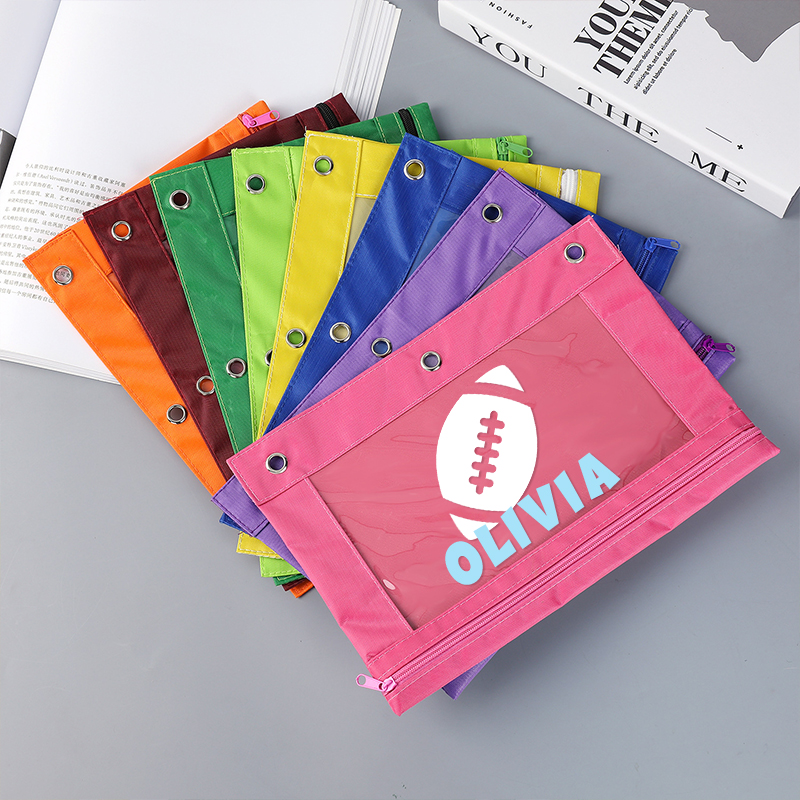 Personalized Original Canvas Zipper Kid Pencil Case