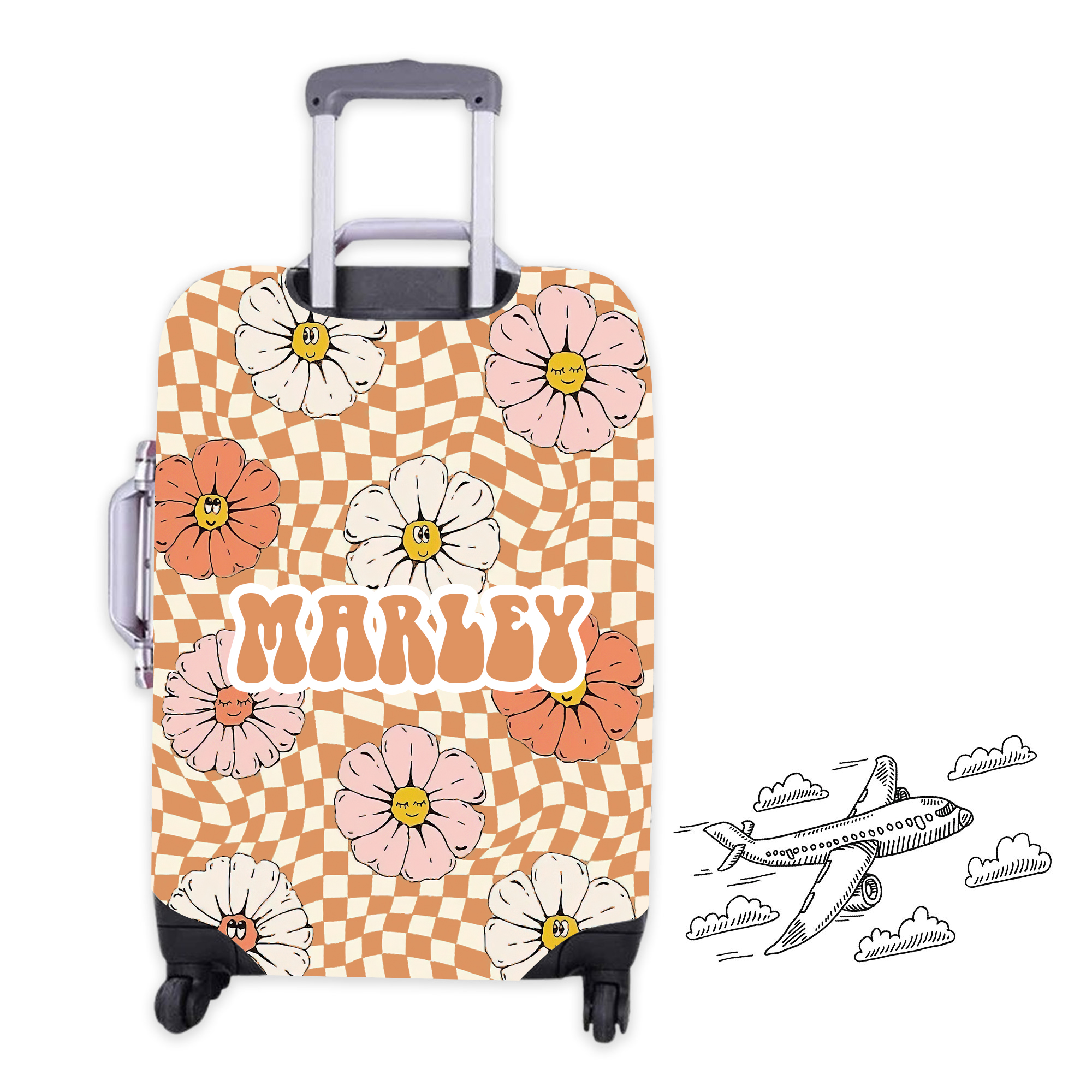 Personalized Funny Original High-elastic Suitcase Protector Luggage Cover