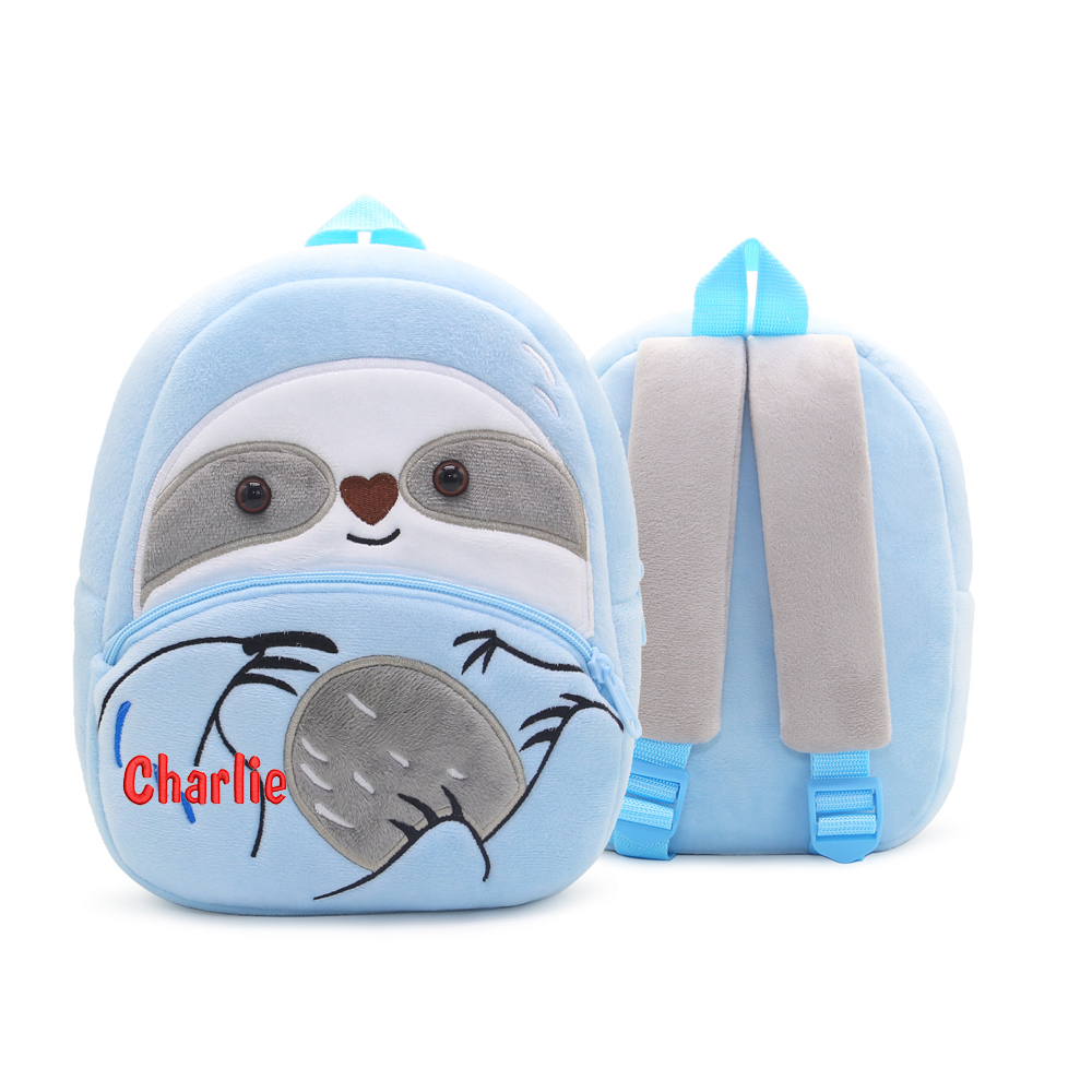 Personalized Embroidery Cartoon Animals Backpack
