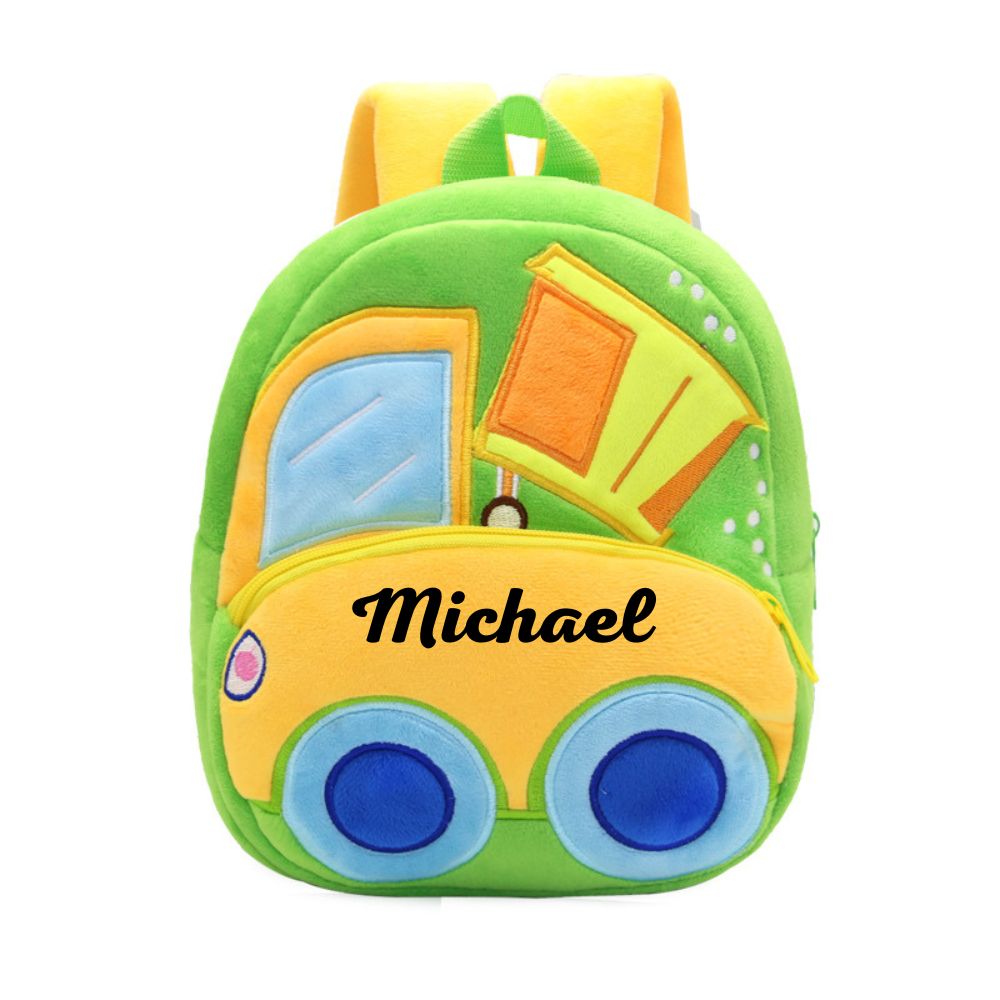 Personalized Kid's Engineering Vehicle series backpack | DGBag01