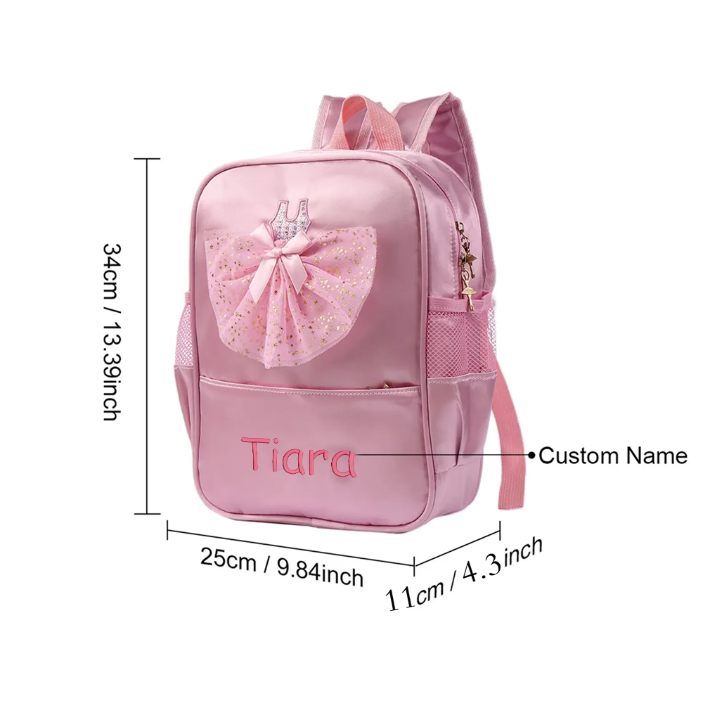 Personalized Kids Ballerina Backpack