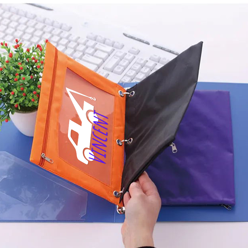 Personalized Original Canvas Zipper Kid Pencil Case