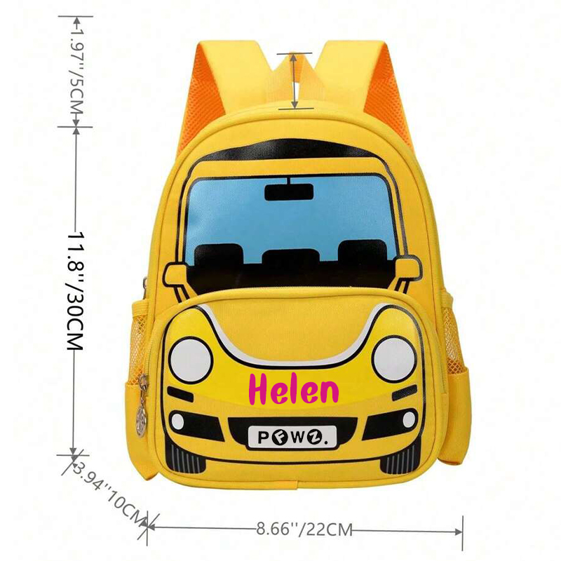 Personalized Special Vehicle Backpack Shaped Backpack
