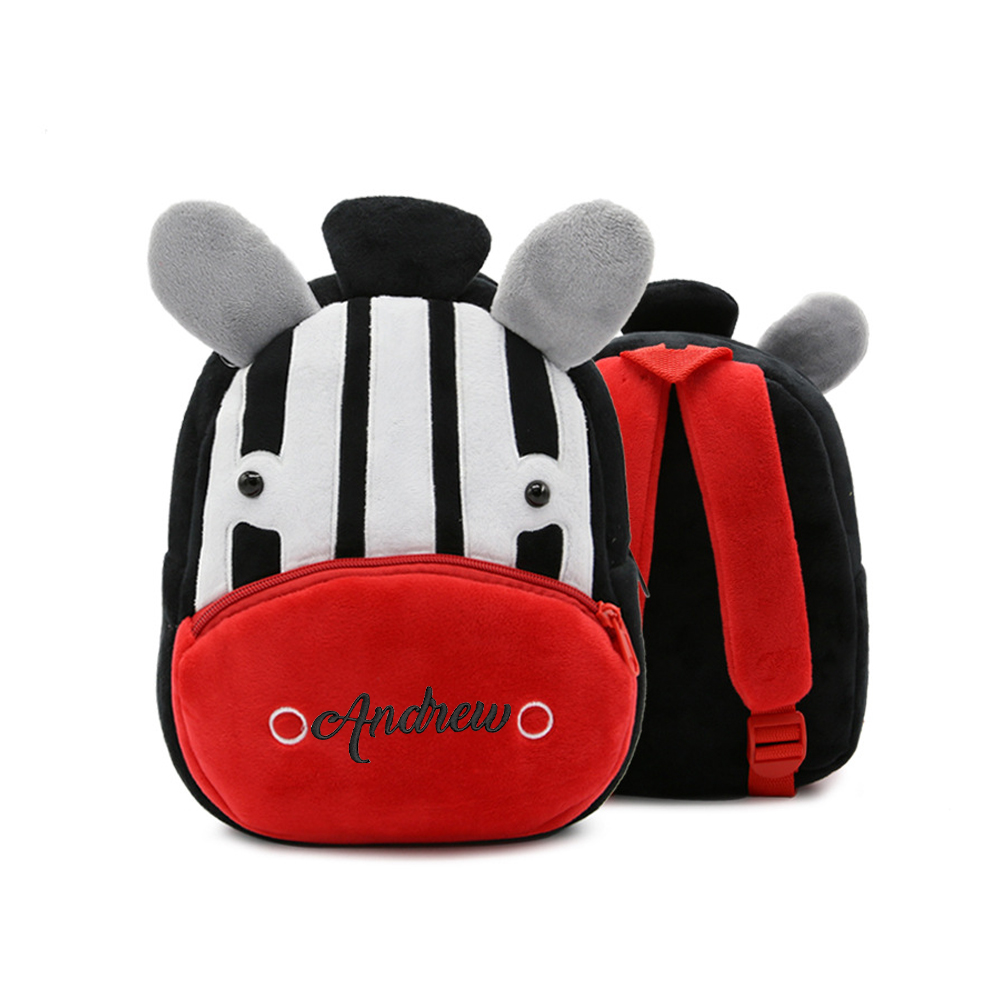 Personalized Embroidery Cartoon Animals Backpack