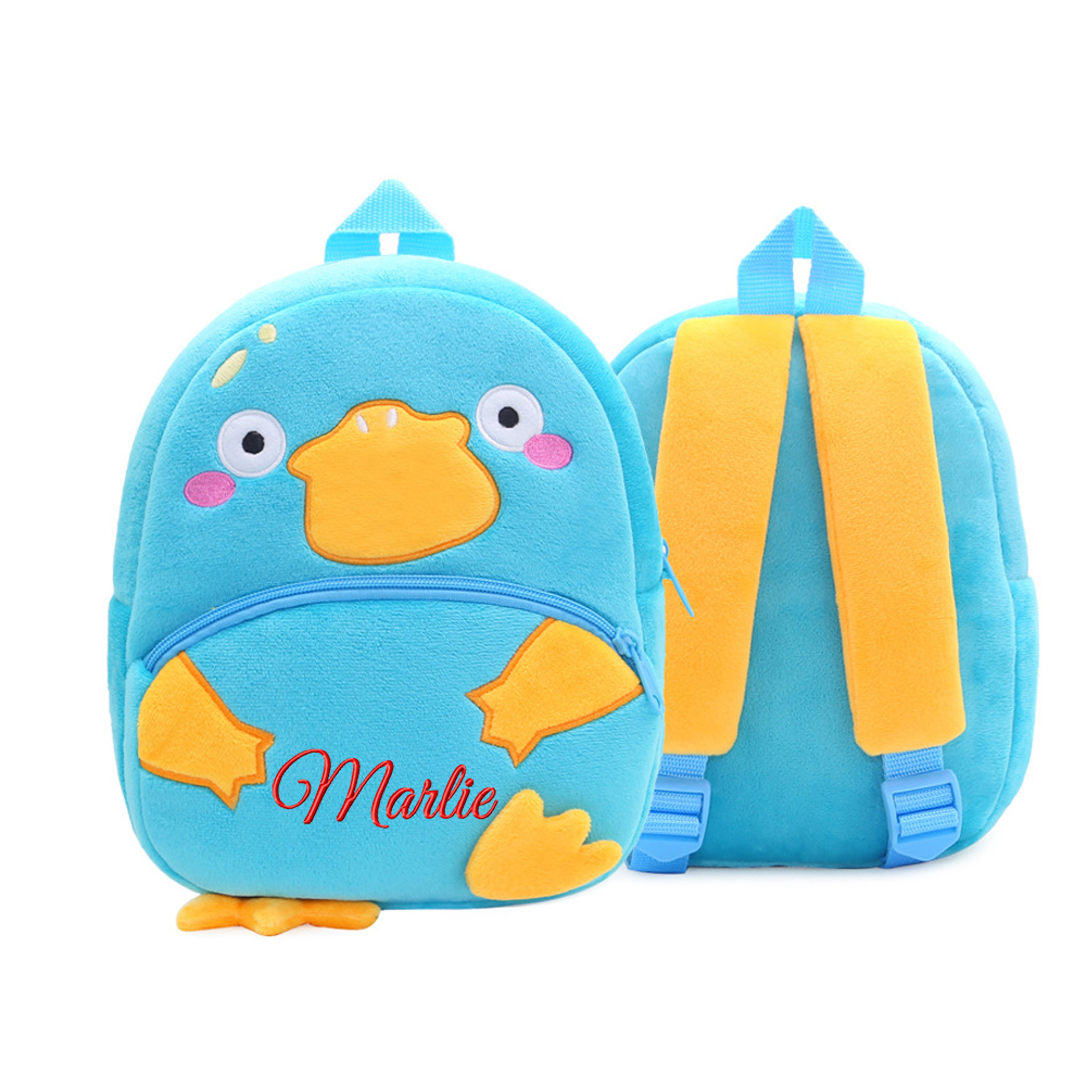 Personalized Embroidery Cartoon Animals Backpack