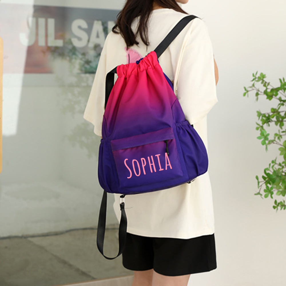 Personalized Colorful Waterproof Oxford Gym Backpack