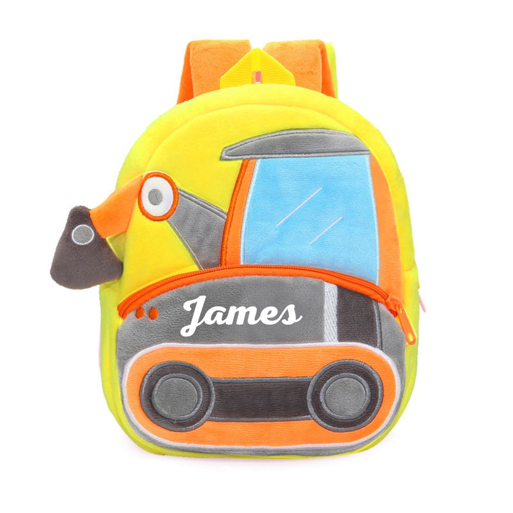 Personalized Kid's Engineering Vehicle series backpack | DGBag01