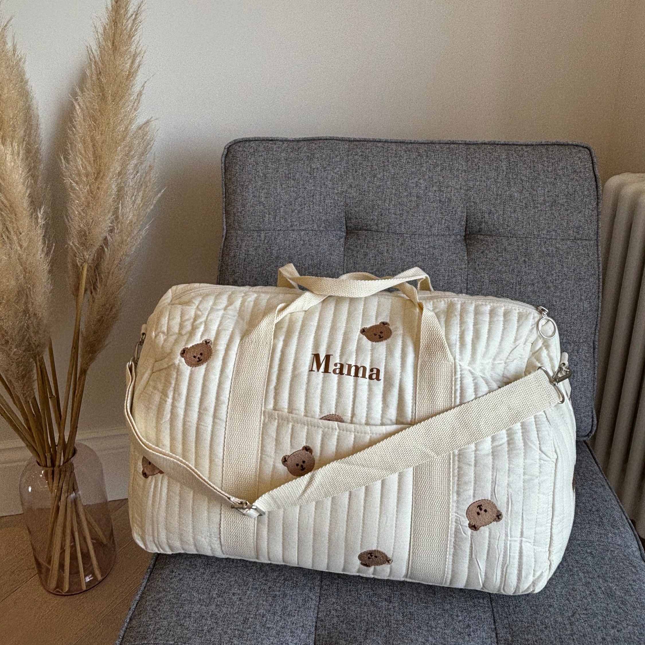 Personalized Mama and Baby Adorable Duffle Bag