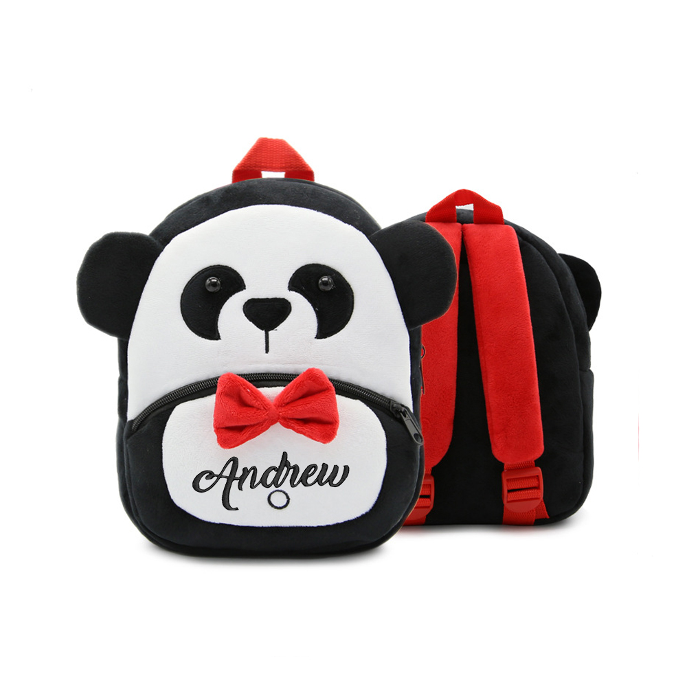 Personalized Embroidery Cartoon Animals Backpack