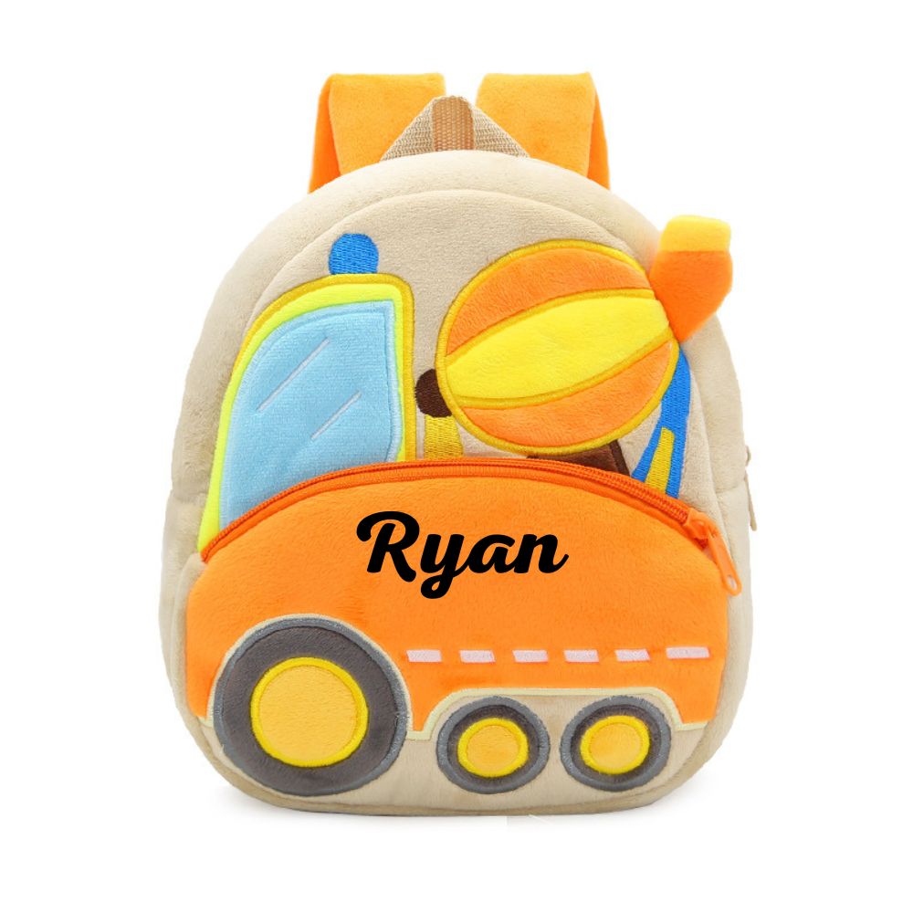 Personalized Kid's Engineering Vehicle series backpack | DGBag01