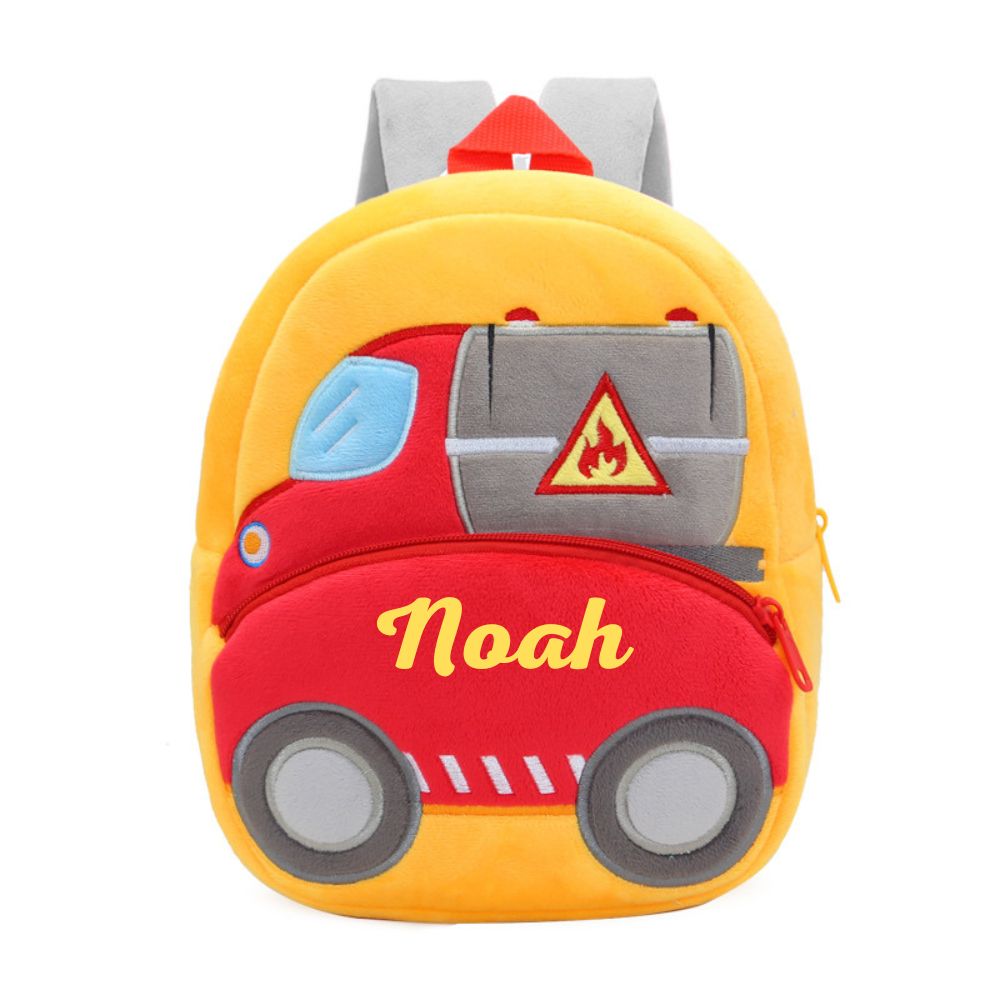 Personalized Kid's Engineering Vehicle series backpack | DGBag01