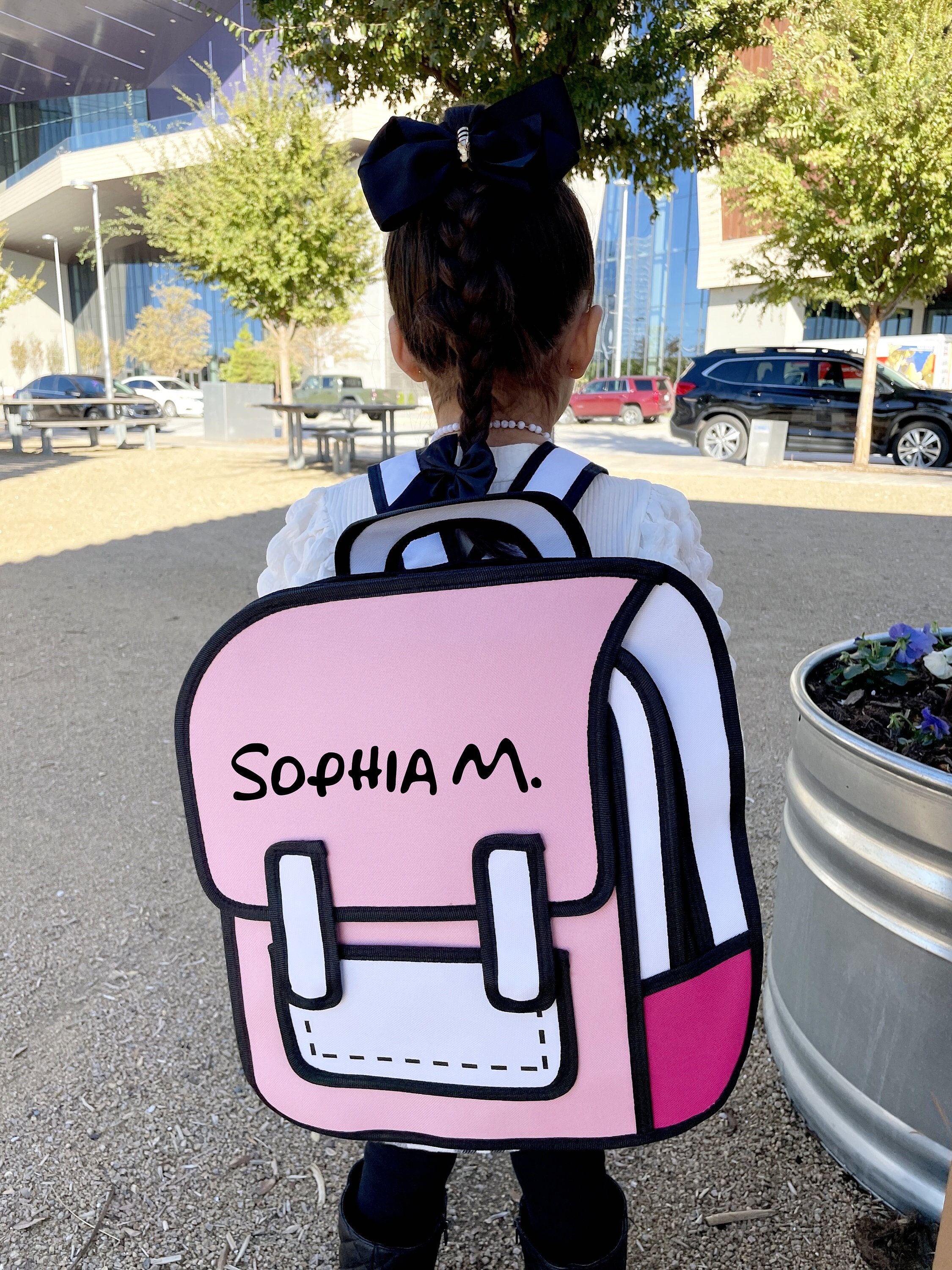 Personalized Color Comic School Backpack