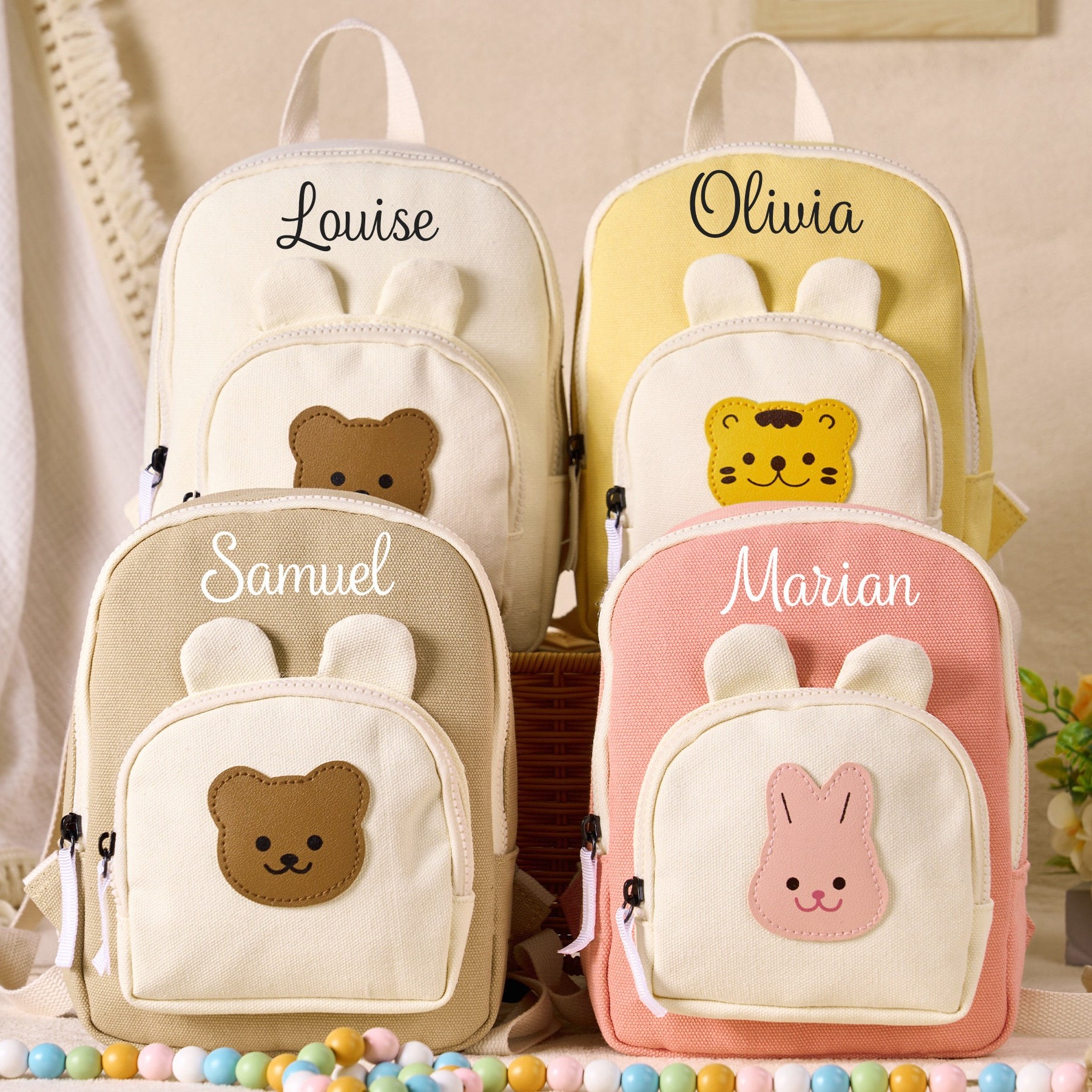 Personalized Animal Back to School Backpack