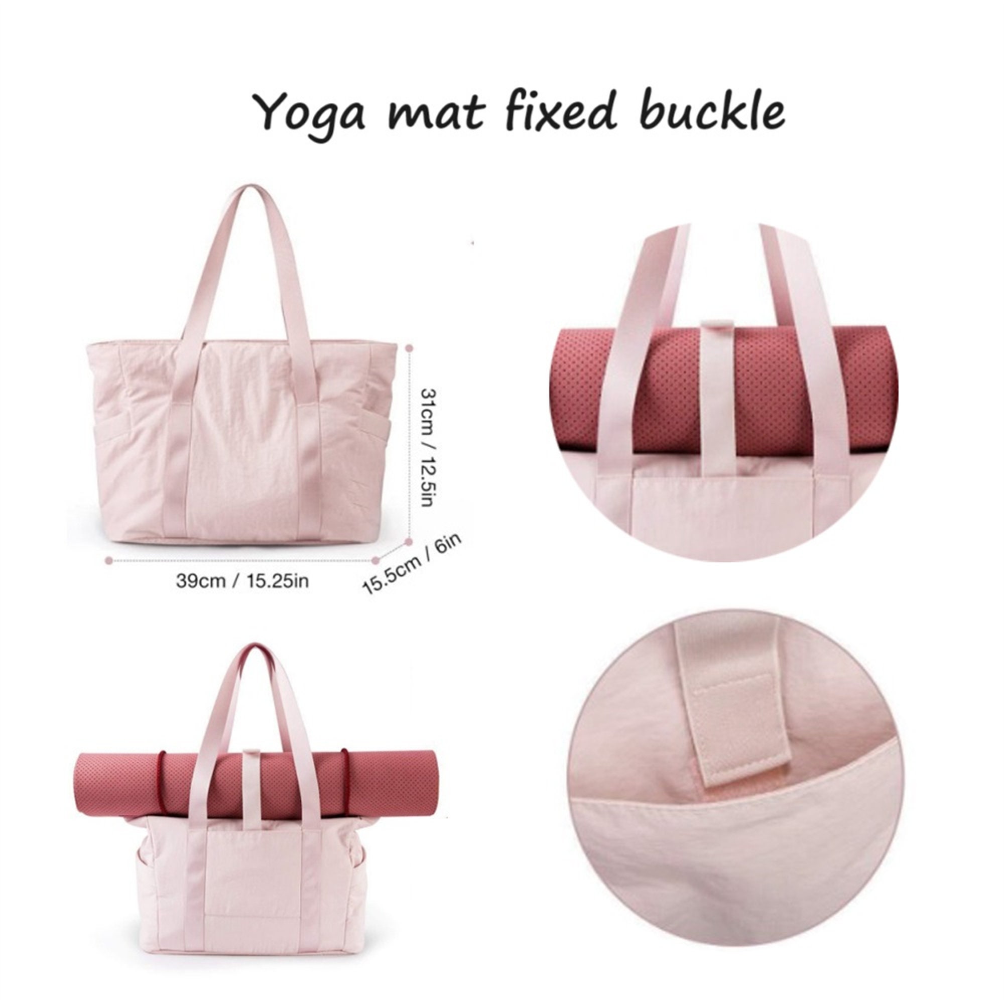 Personalized Chenille Letter Shoulder Tote Bag