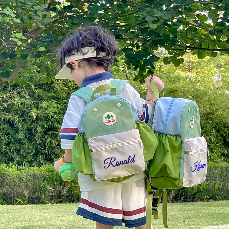 Personalized Embroidery Kid Color Backpack