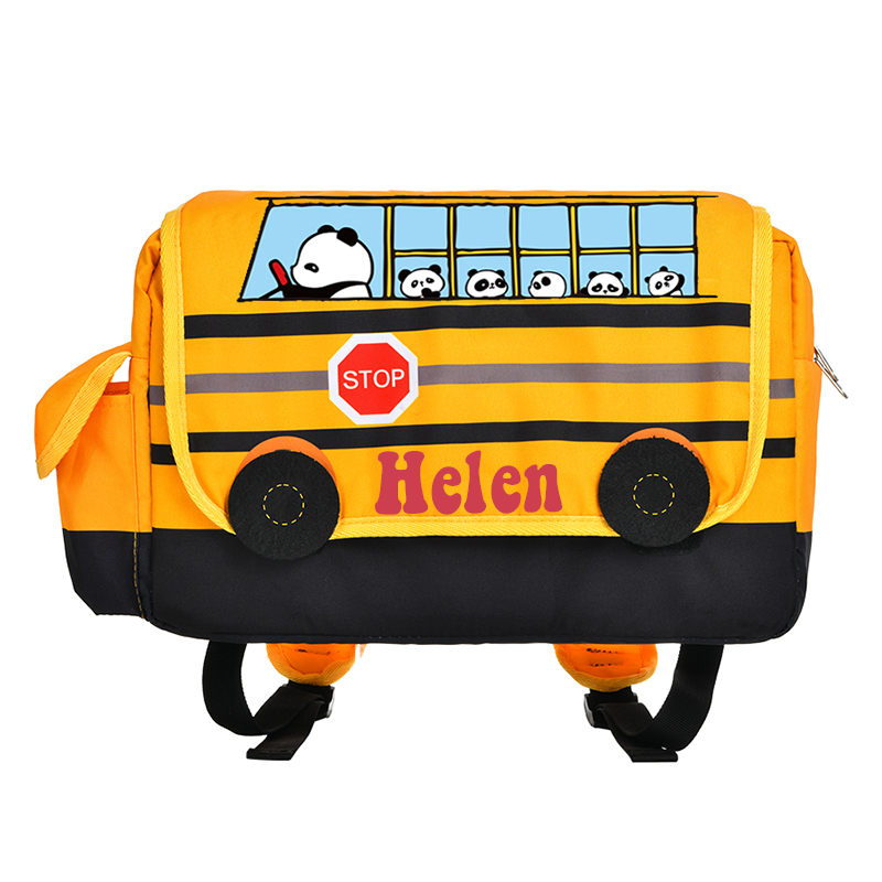 Personalized 3D School Bus Backpack
