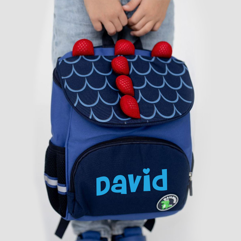 Personalized Cute Dinosaur School Backpack