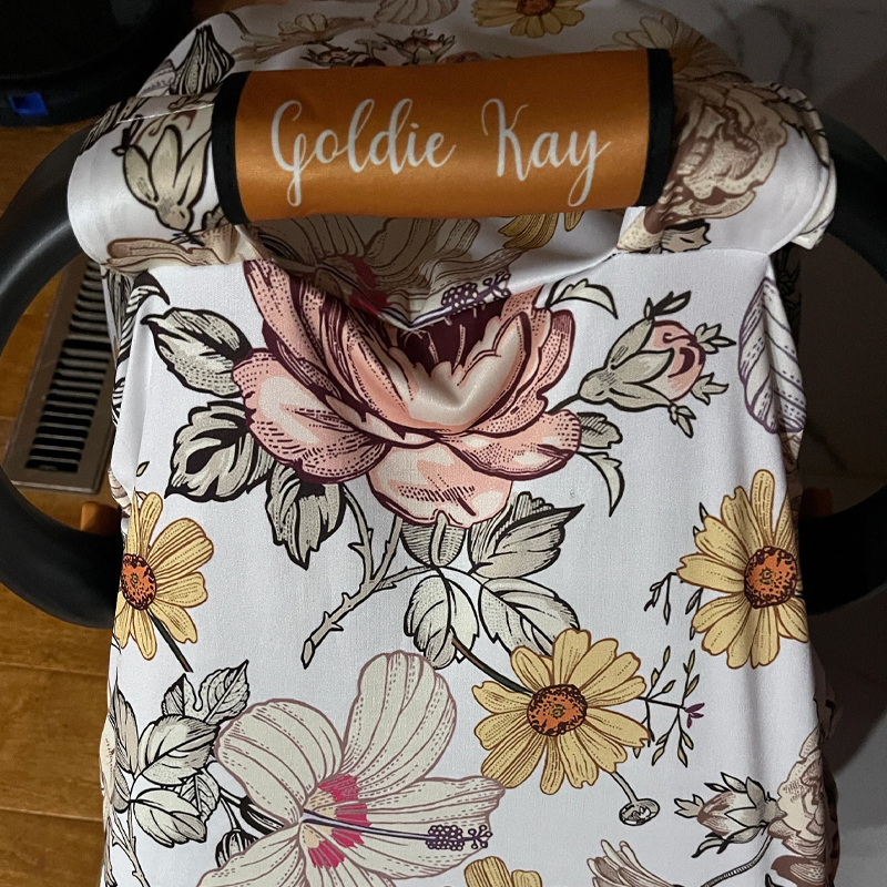 Personalised Name Luggage Tag Handle Cover