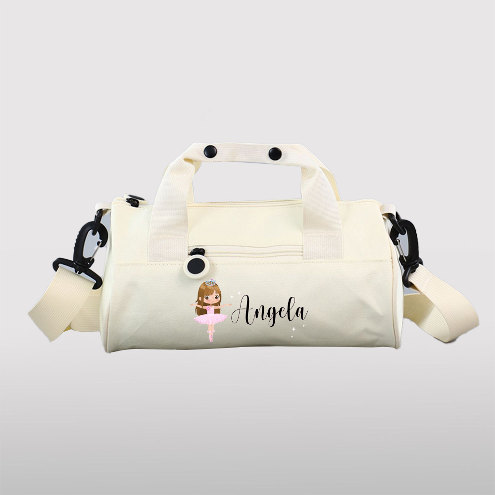 Personalized Ballerina Water Proof Duffle Dance Bag